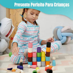 Conjunto de Bloquinhos Montessori