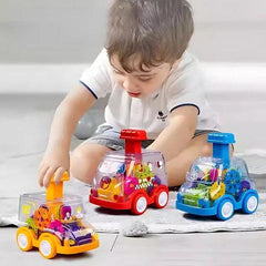 Kit de Carrinhos com Engrenagens Interativas