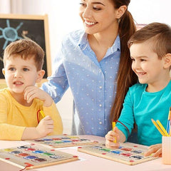 Labirinto Magnético de Cores e Números
