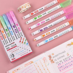 Kit com 6 Canetas Iluminadora